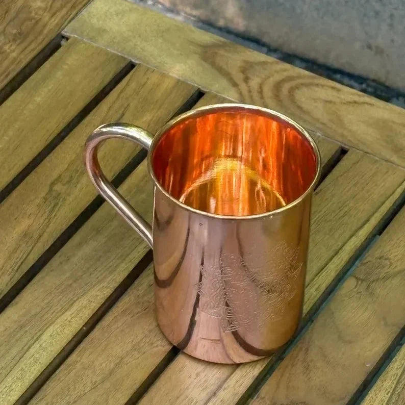 Caneca de Bebida em Cobre Puro de Nancy