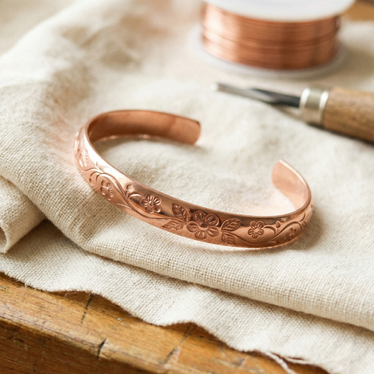 Pulseira de Cobre Nancy's Bloom