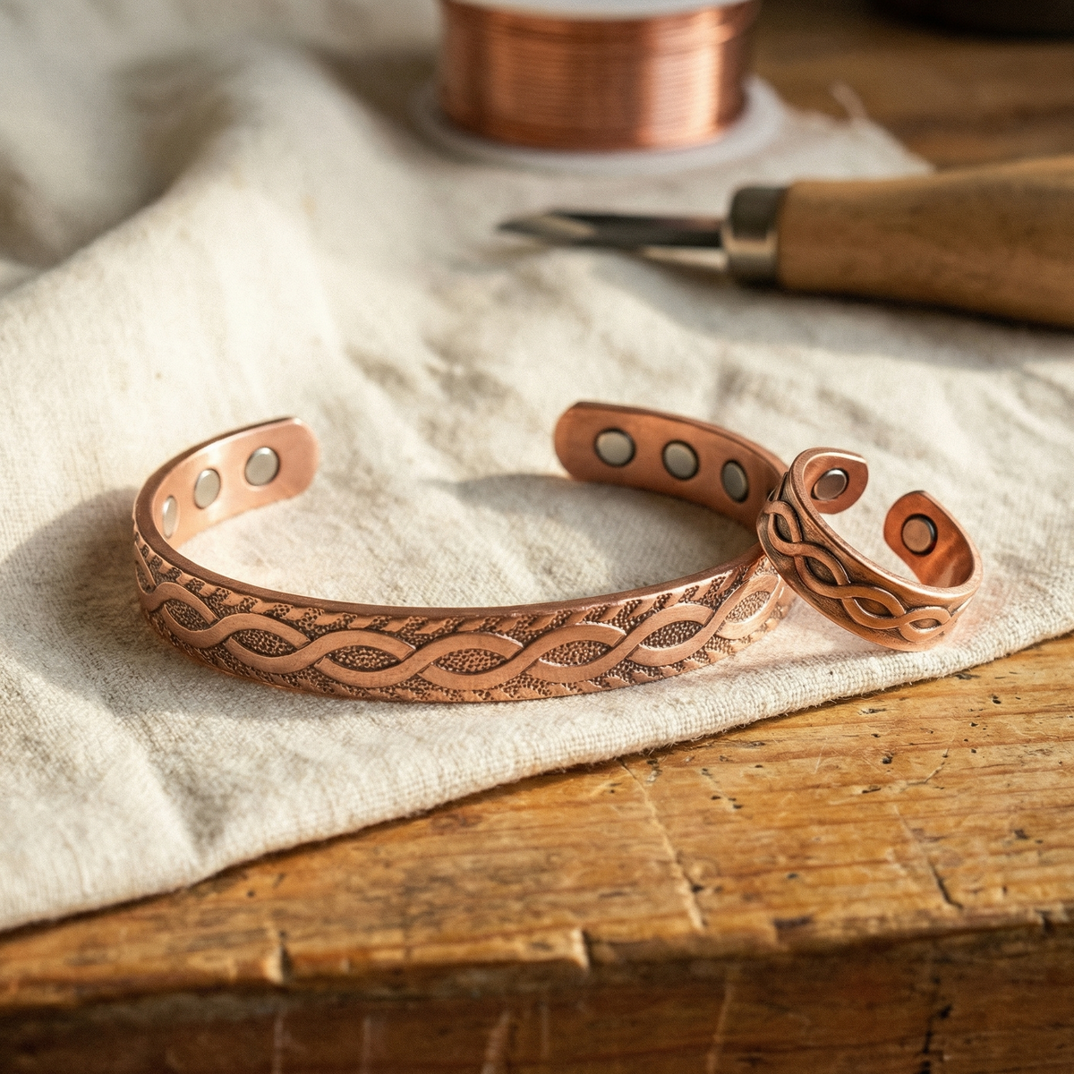 Conjunto de Cobre Nancy's Knot