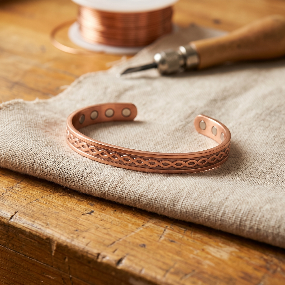 Pulseira de Cobre Atual de Nancy