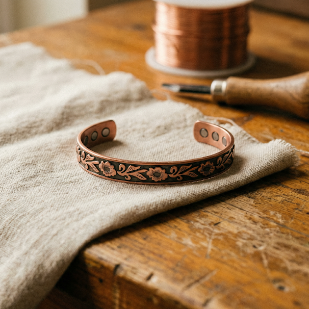 Pulseira de Cobre com Vinha da Nancy
