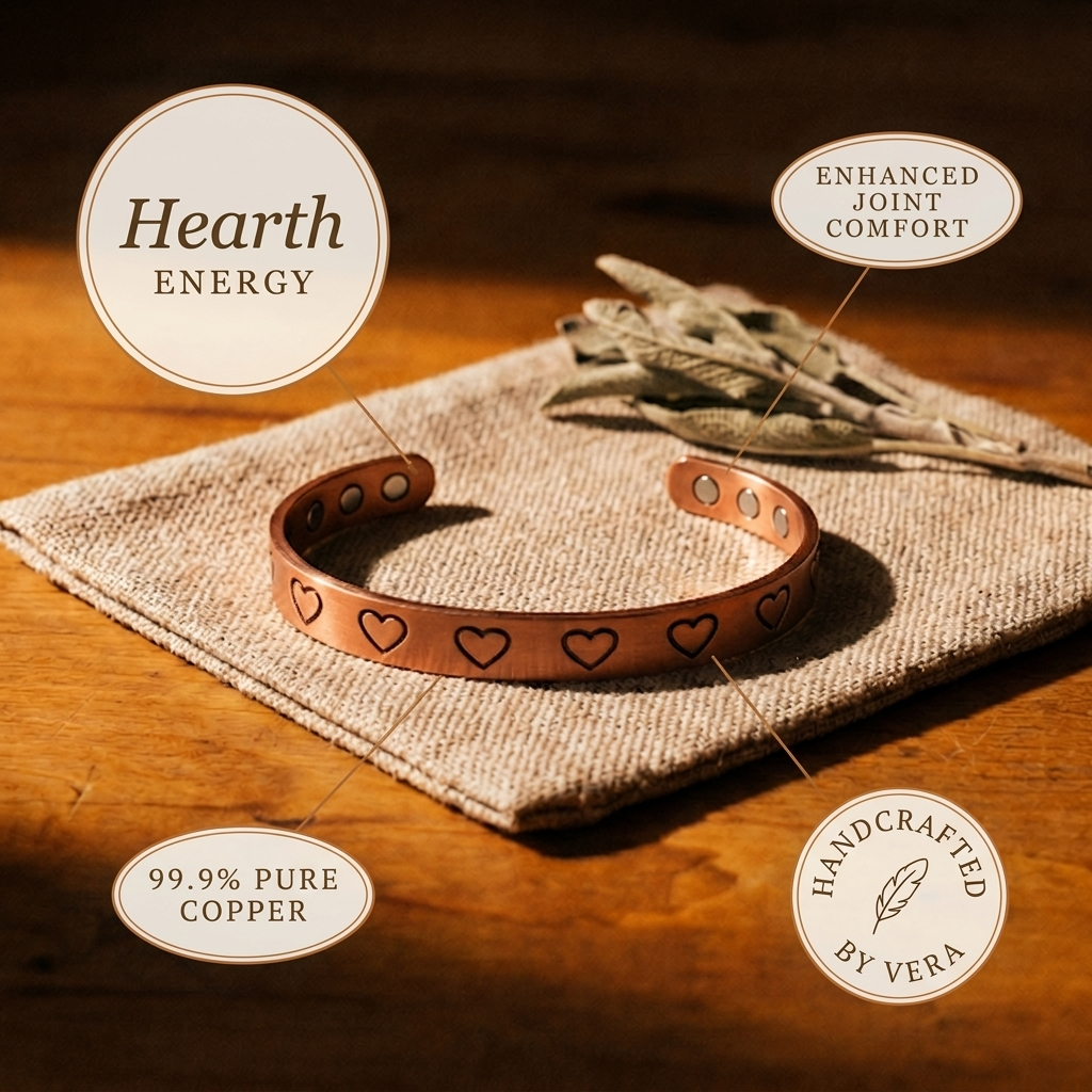 Pulseira de Cobre de Nancy's Hearth