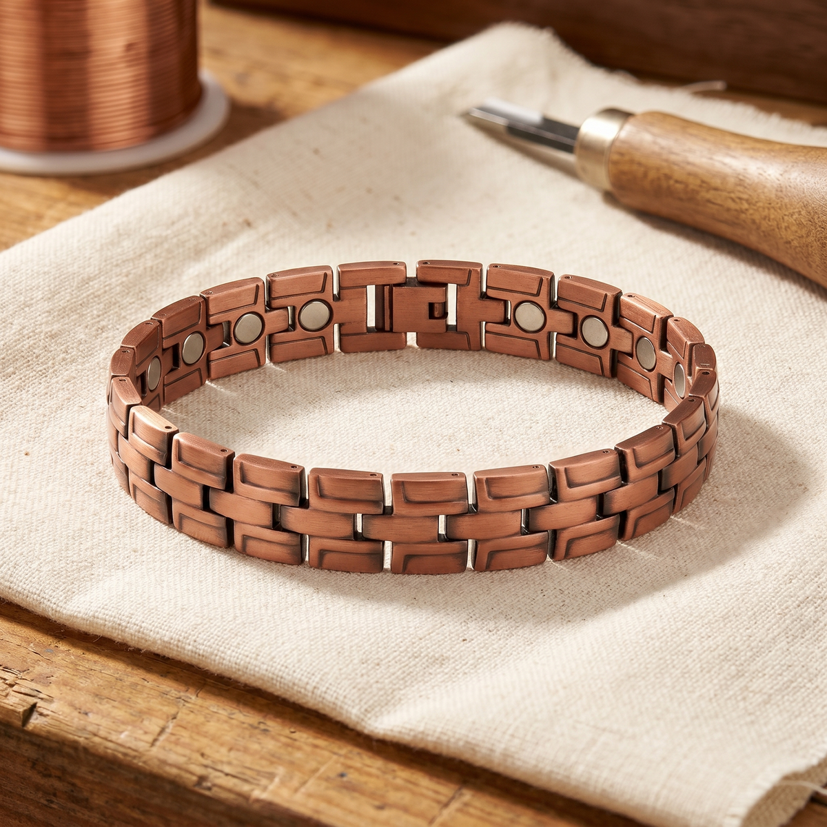 Pulseira de Cobre para Homens Gorse da Nancy