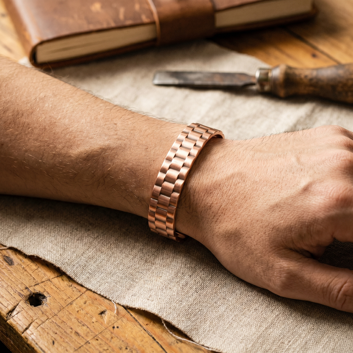 Pulseira de Cobre para Homem da Nancy