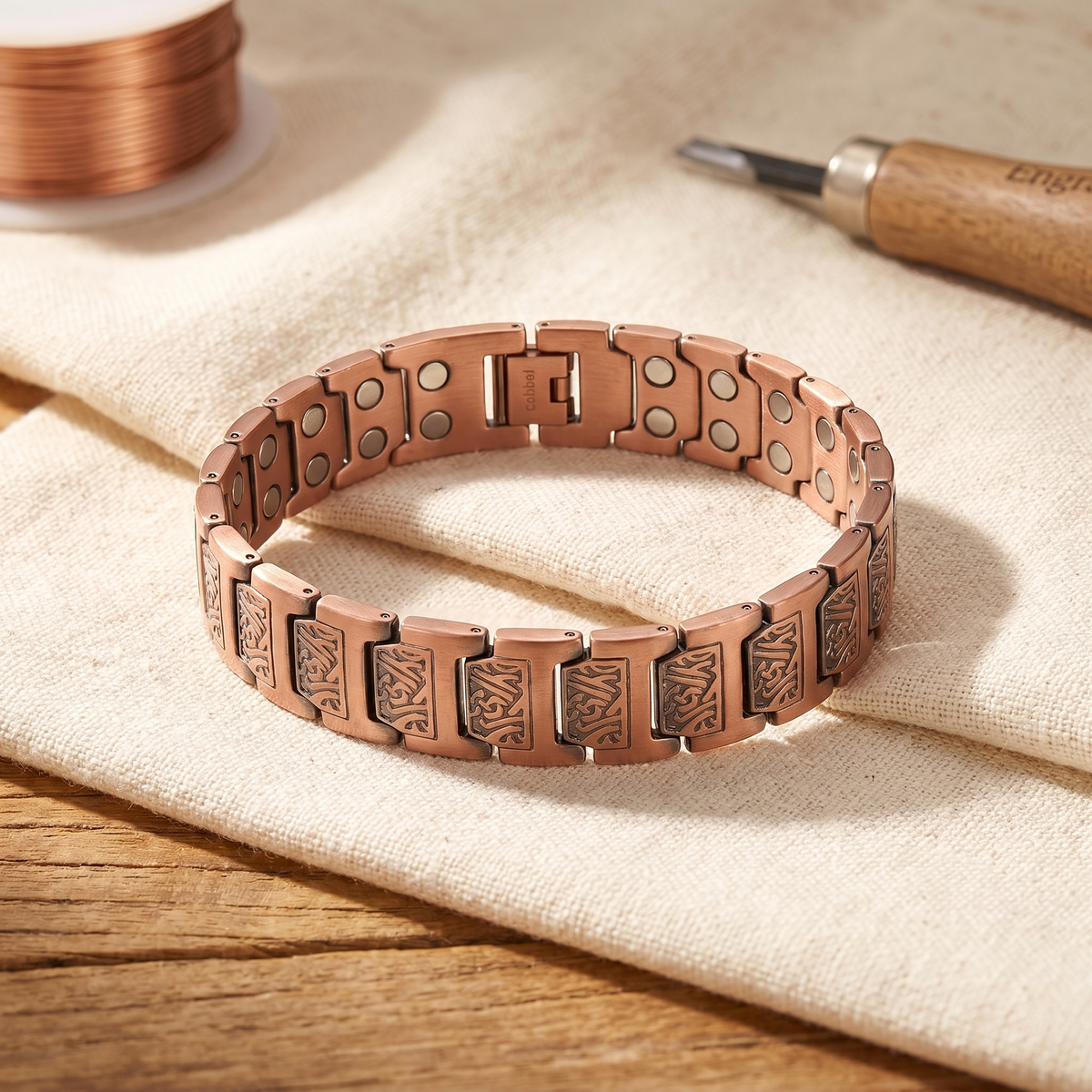 Pulseira de Cobre Masculina de Nancy's Glen