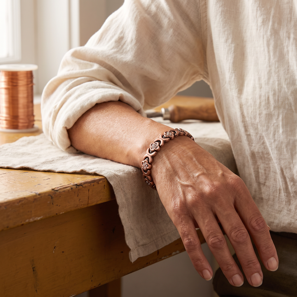 Pulseira de Cobre Keel da Nancy
