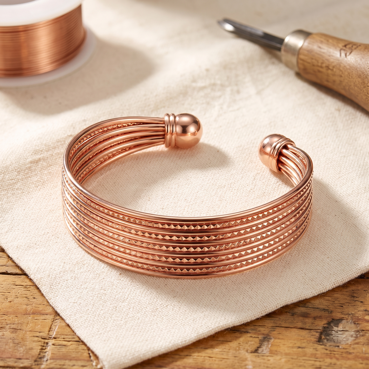 Pulseira de Cobre Rápida da Nancy