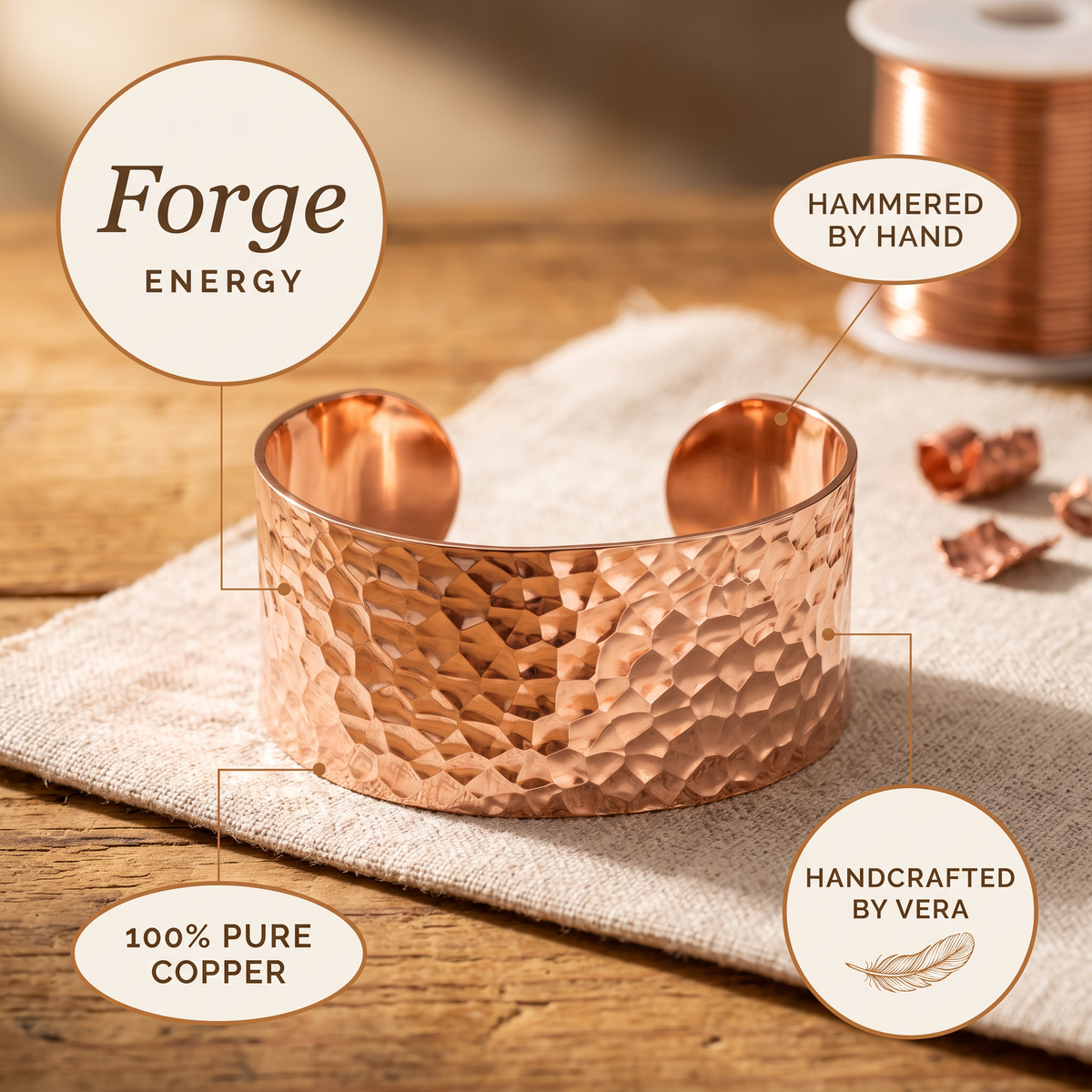 Pulseira de Cobre da Nancy