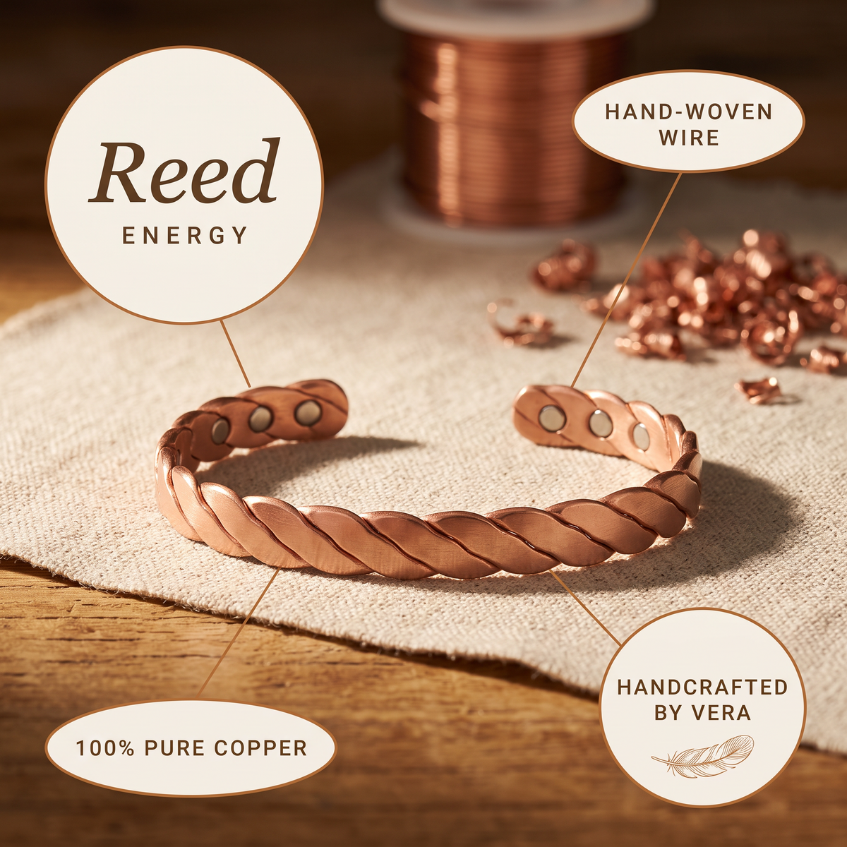 Pulseira de Cobre de Nancy
