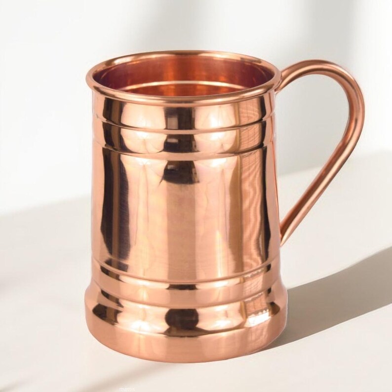 Caneca de Bebida de Cobre Puro Vintage da Nancy