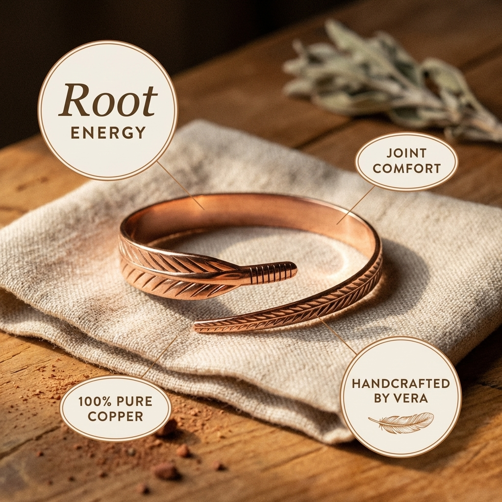 Pulseira de Cobre Raiz da Nancy