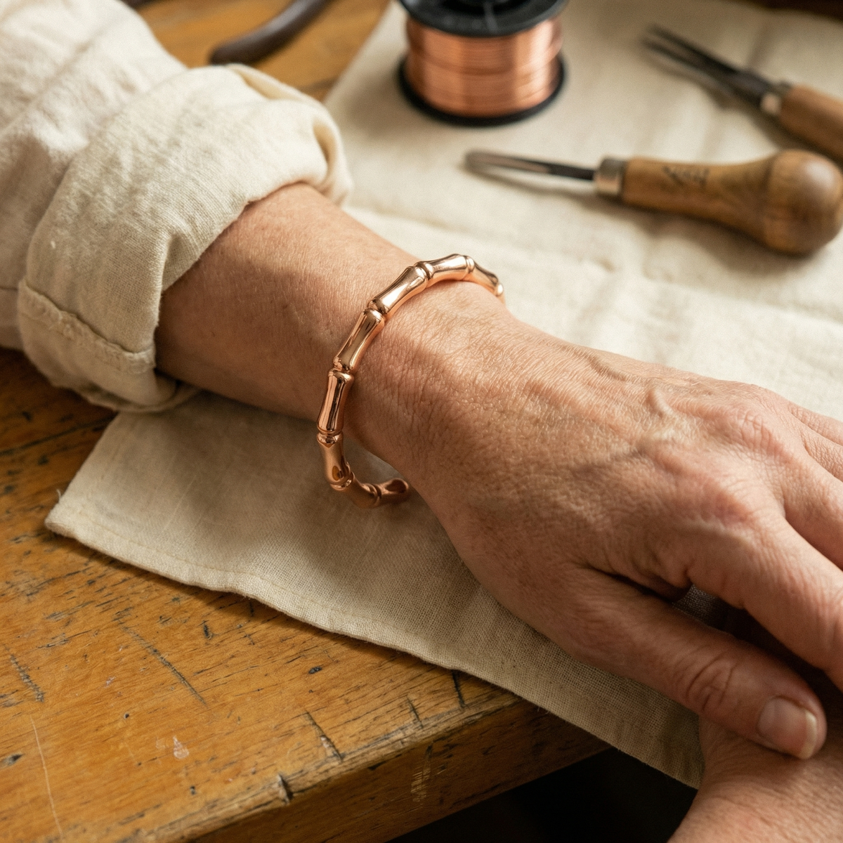 Pulseira de Cobre de Nancy's Grove