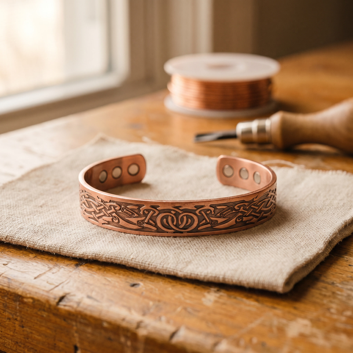 Pulseira de Cobre Flow da Nancy