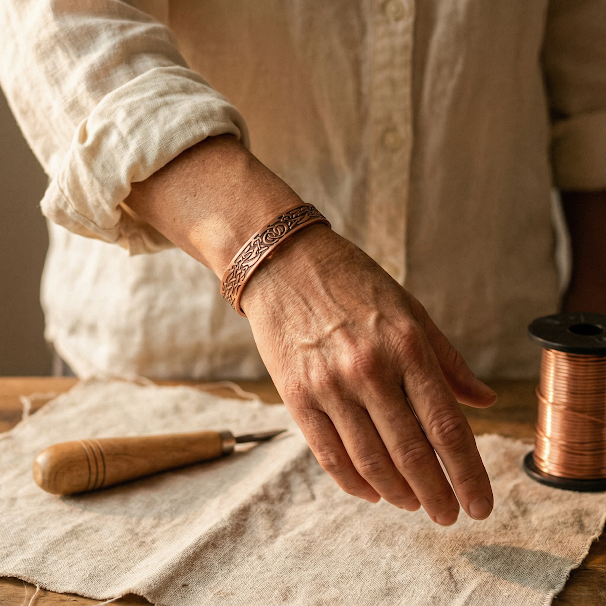 Pulseira de Cobre Flow da Nancy