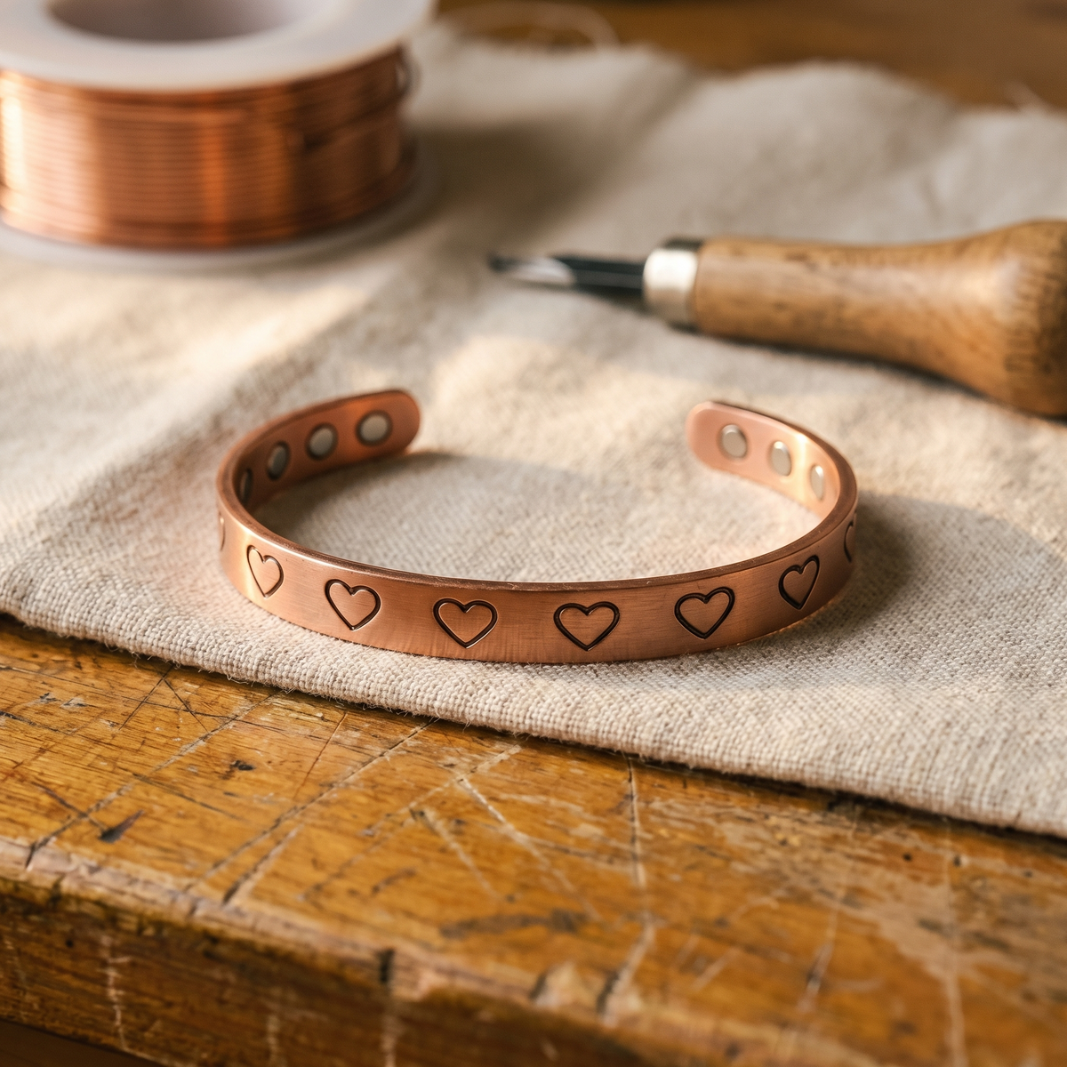Pulseira de Cobre de Nancy's Hearth