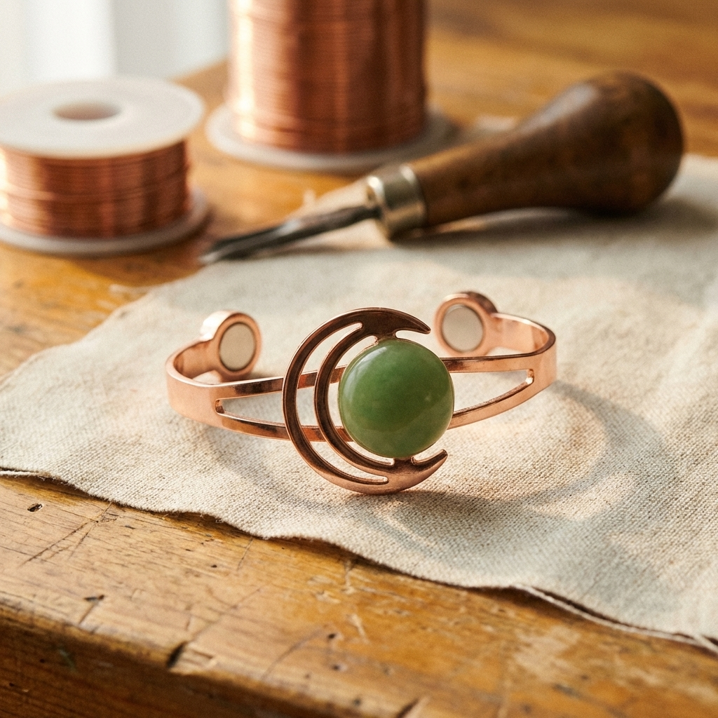 Pulseira de Cobre Verde de Nancy