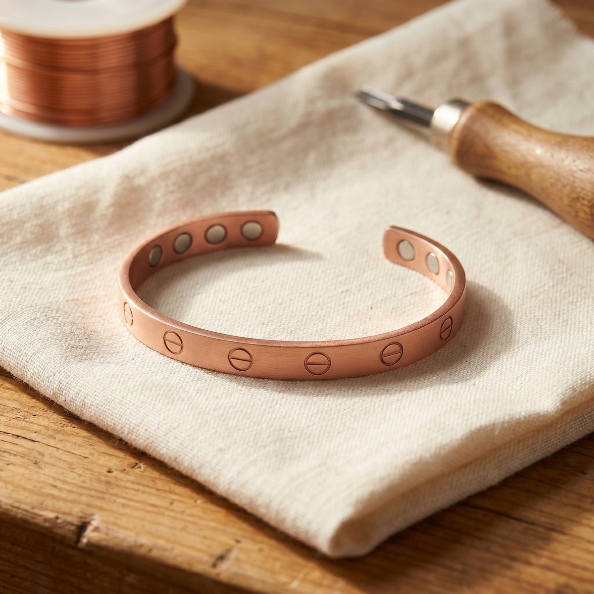 Pulseira de Cobre Nancy's Bolt