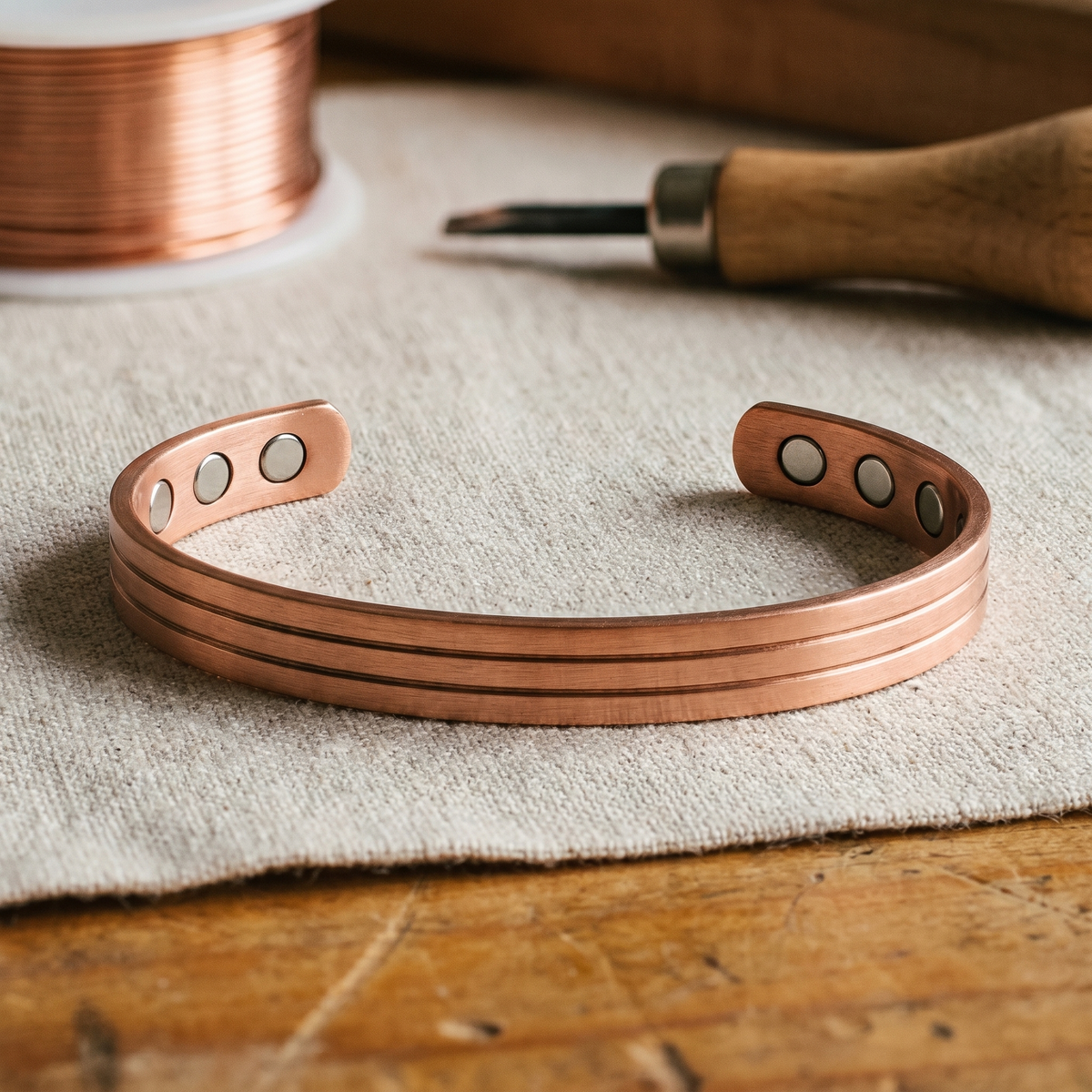 Pulseira de Cobre Core da Nancy
