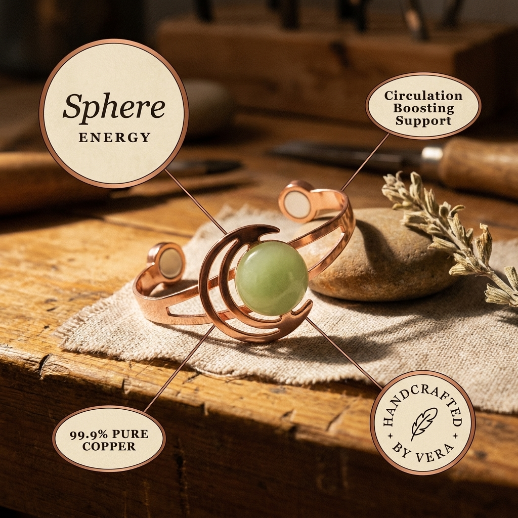 Pulseira de Cobre Verde de Nancy
