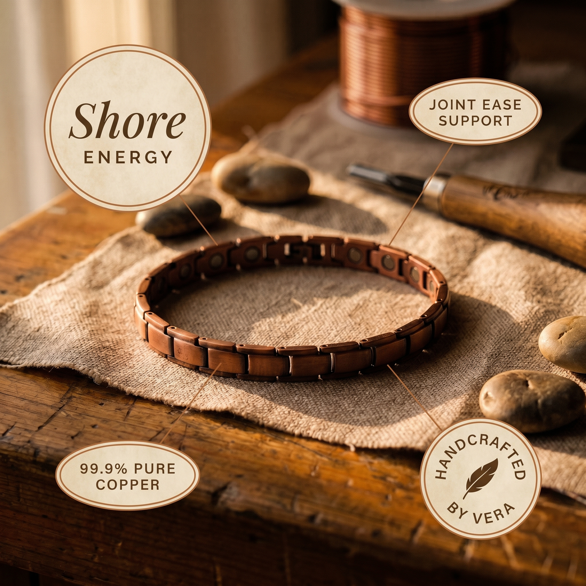 Pulseira de Cobre da Nancy