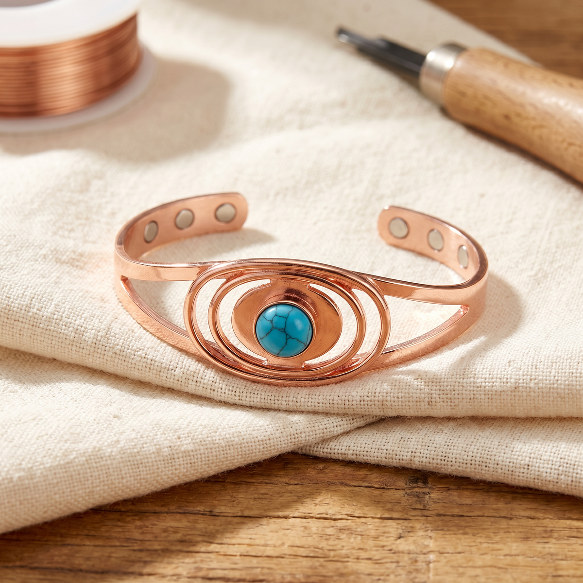 Pulseira de Cobre Sedge de Nancy