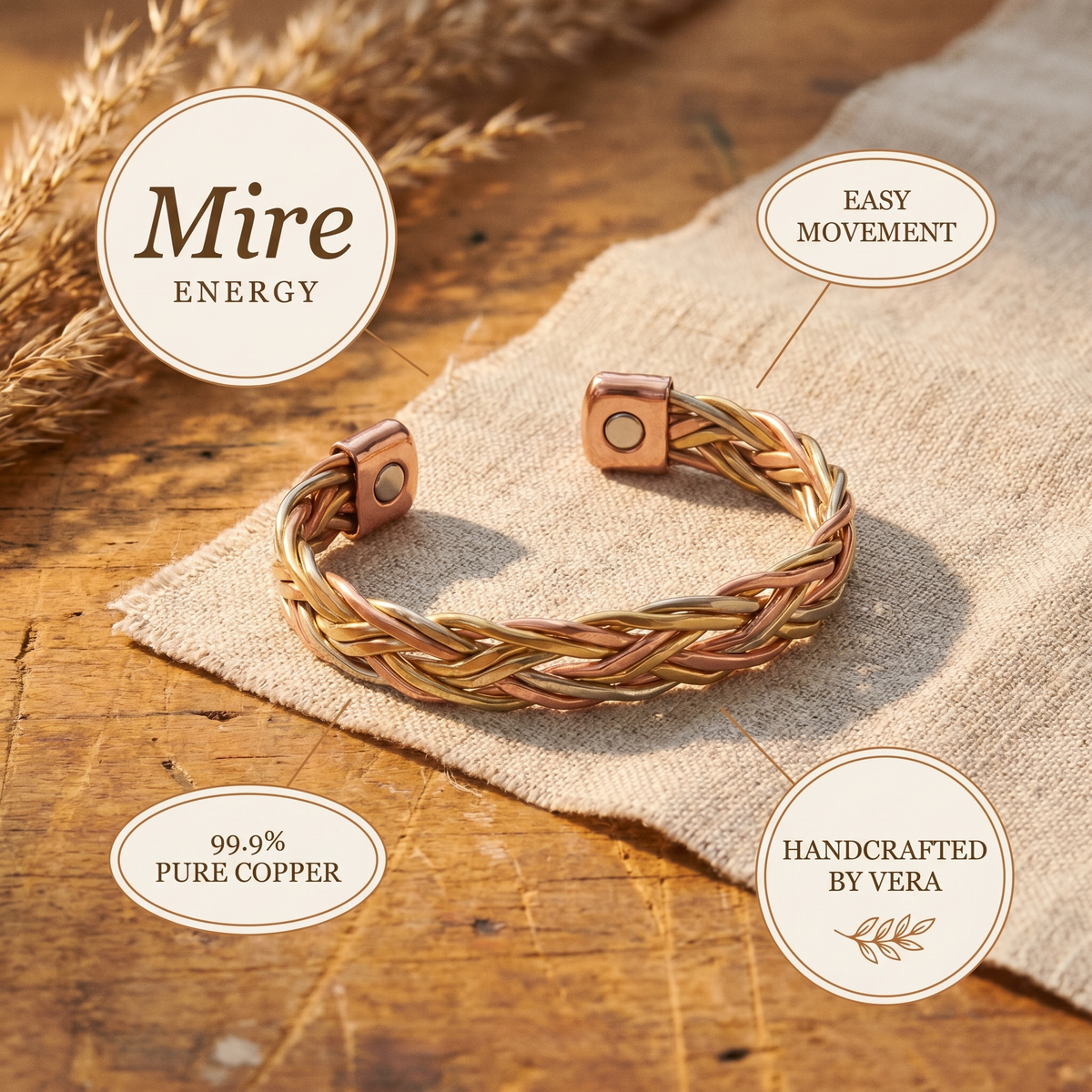 Pulseira de Cobre do Pântano da Nancy