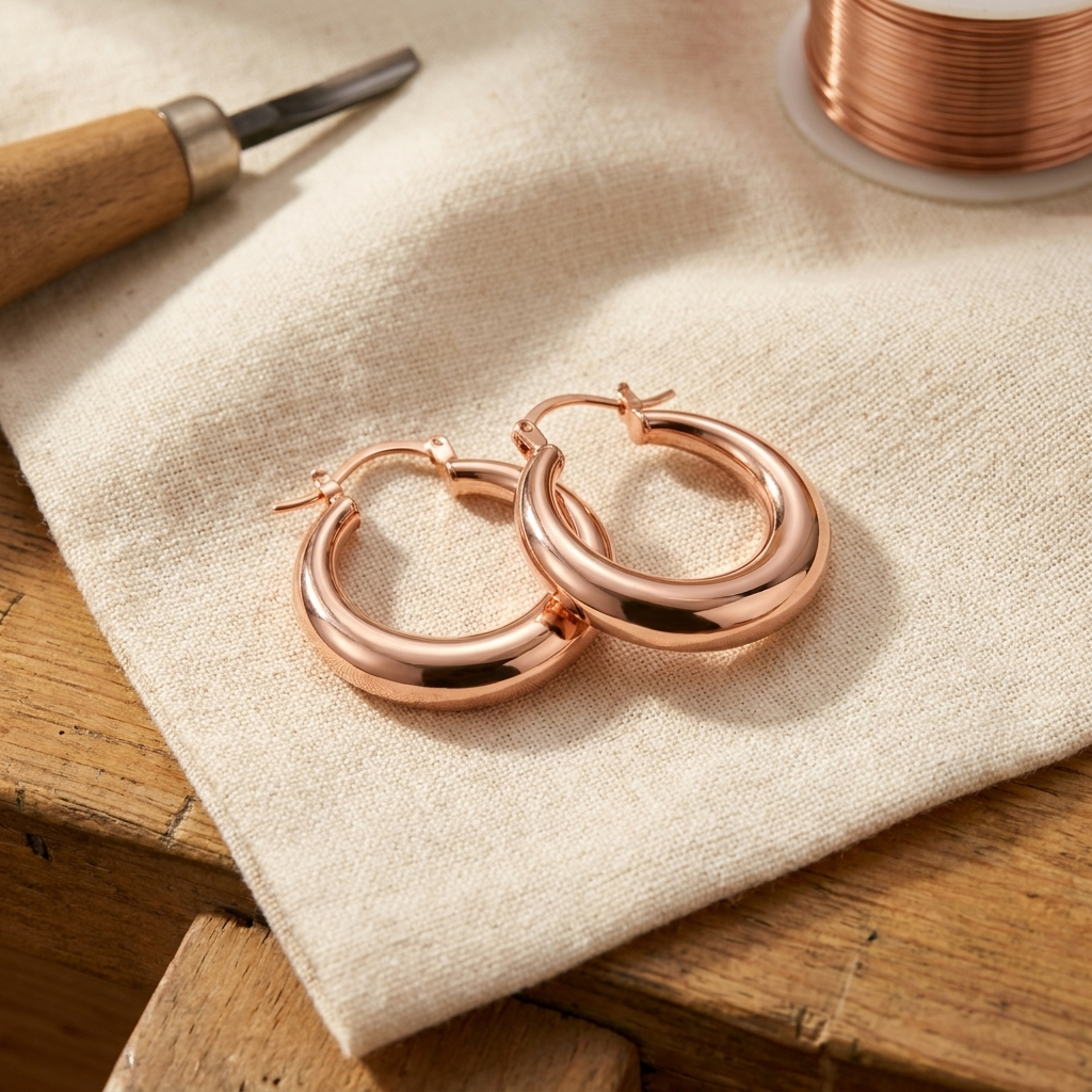 Brincos de Cobre Marl da Nancy