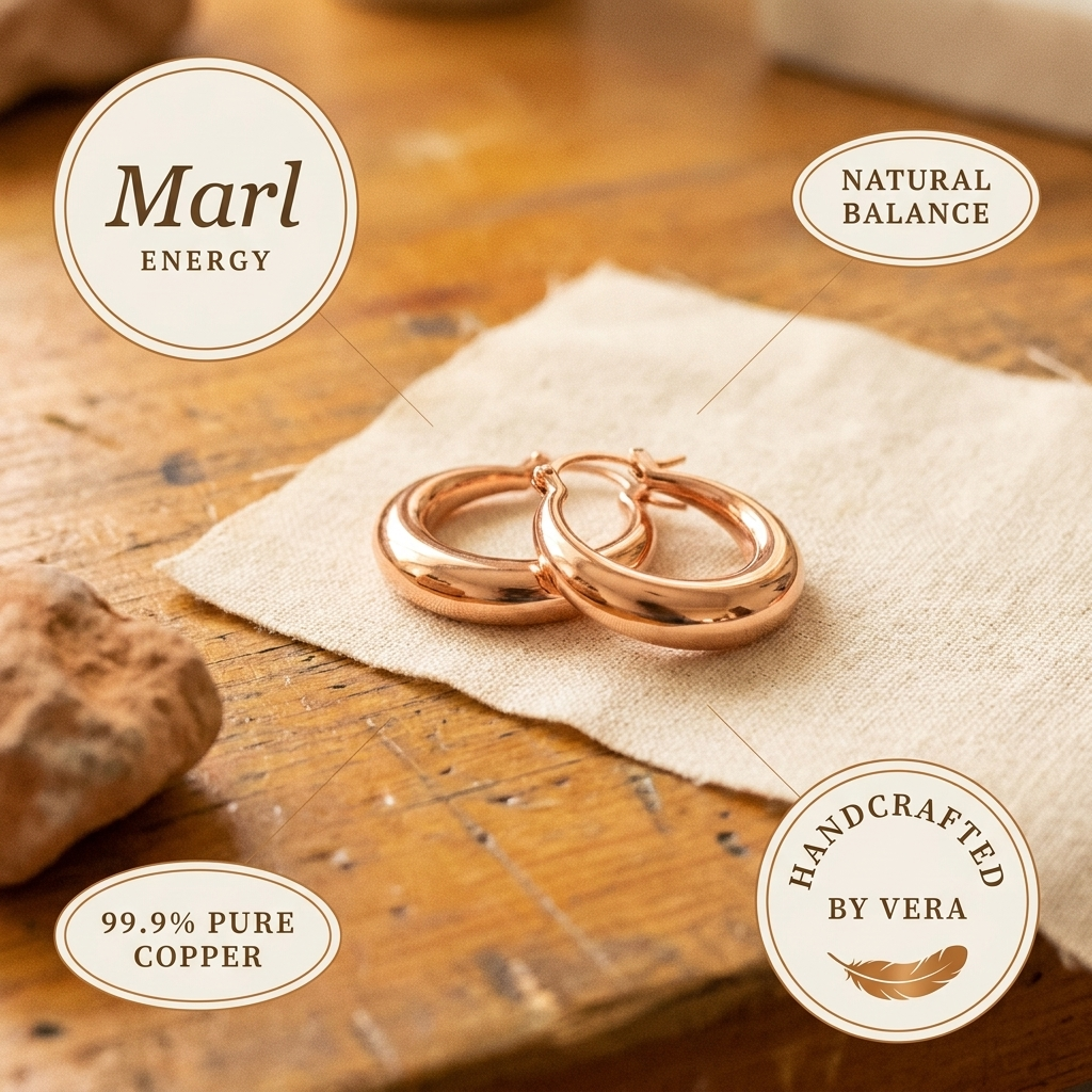 Brincos de Cobre Marl da Nancy