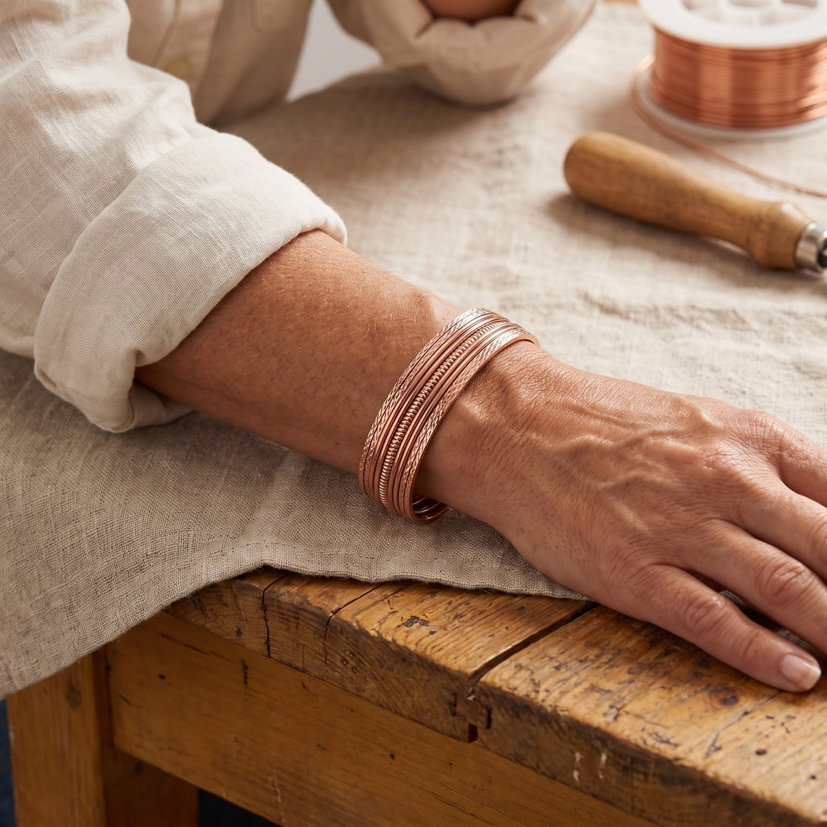Pulseira de Cobre Bracken da Nancy