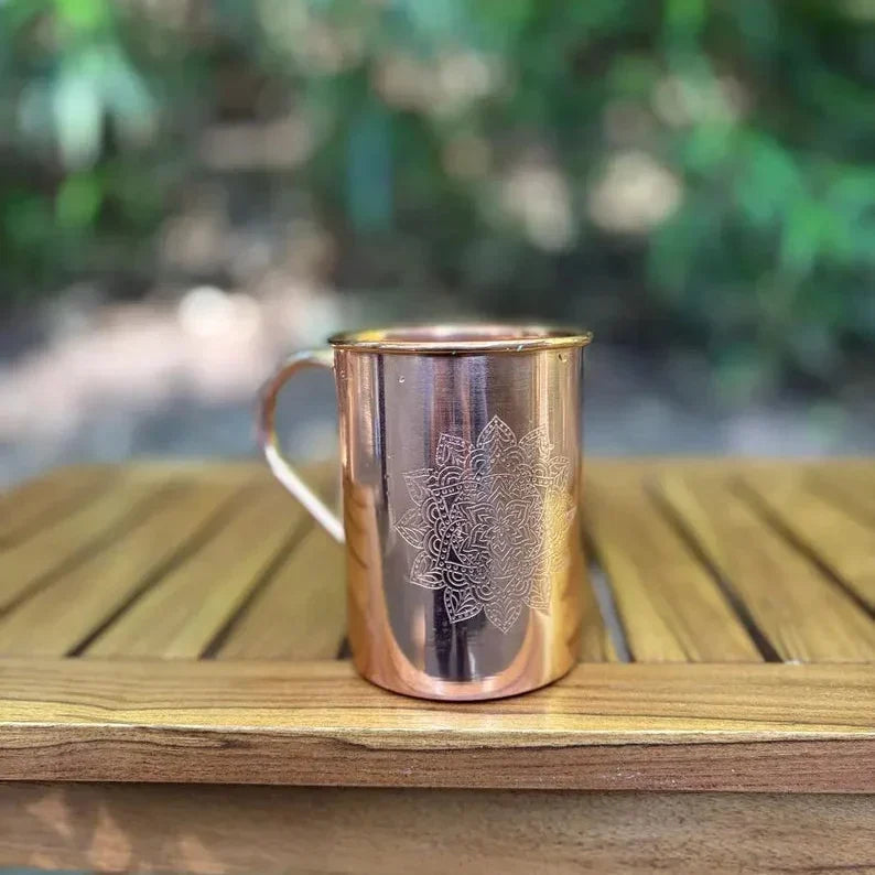 Caneca de Bebida em Cobre Puro de Nancy